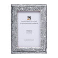 Rhythm Particle Picture Frame B&W Resin Inlay 4x6 5x7 8x10