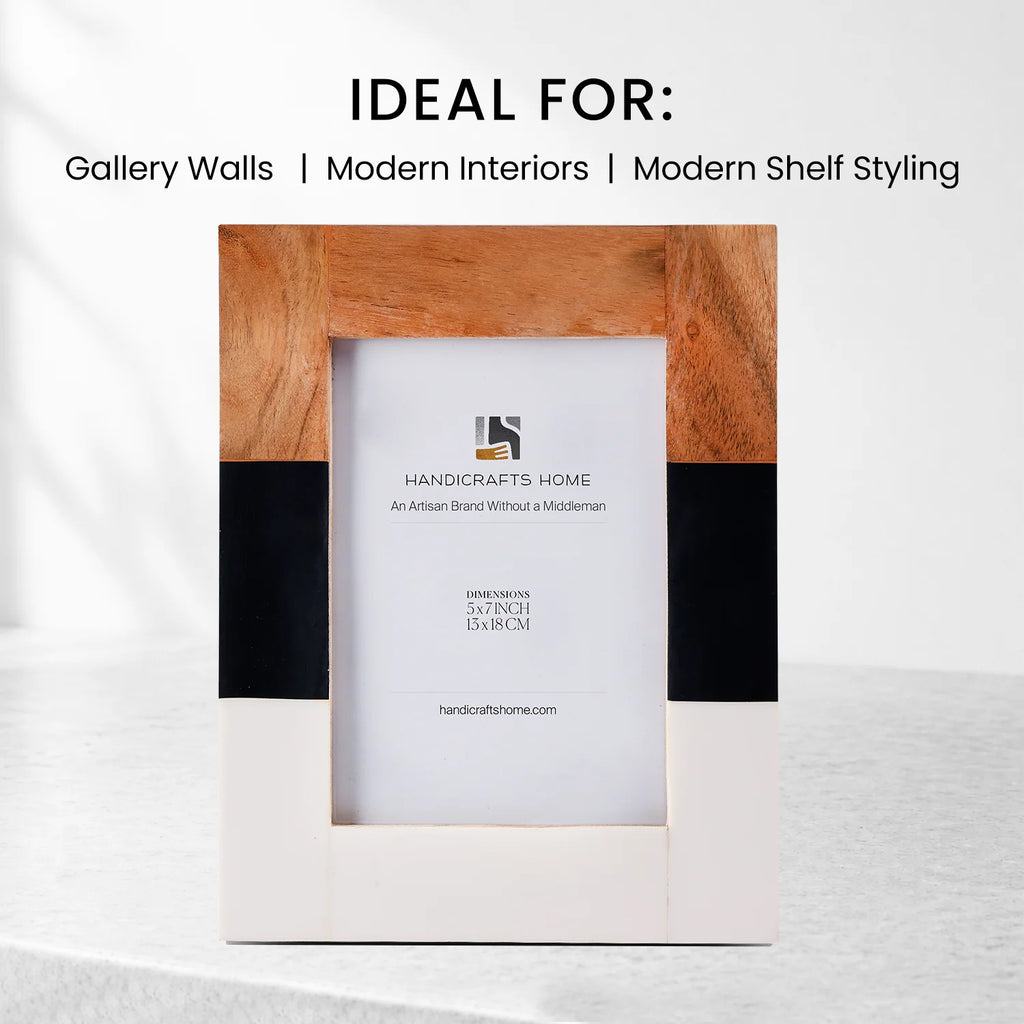 Picture Frame Mondrian Maple Pattern Collection – 4x6, 5x7