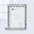 Picture Frame Arctic Horizon Collection Bone Inlay & Resin Black & White, 3 sizes