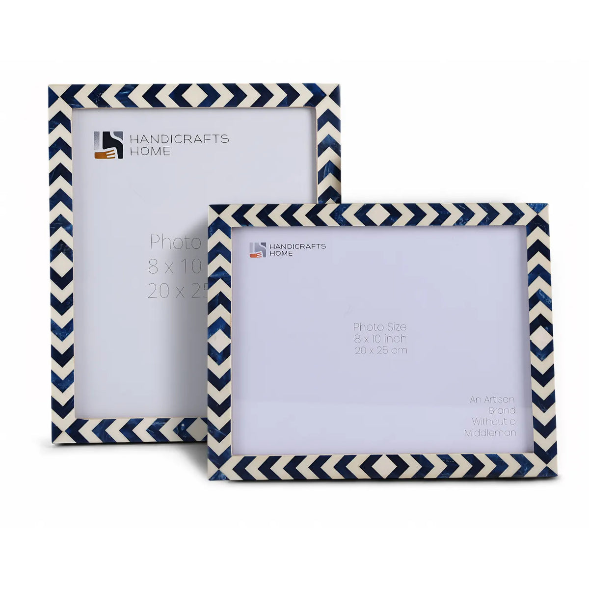 Picture Frame Lisbon Azul Collection Resin Inlay Blue & White – 3 sizes (Pack of 2)