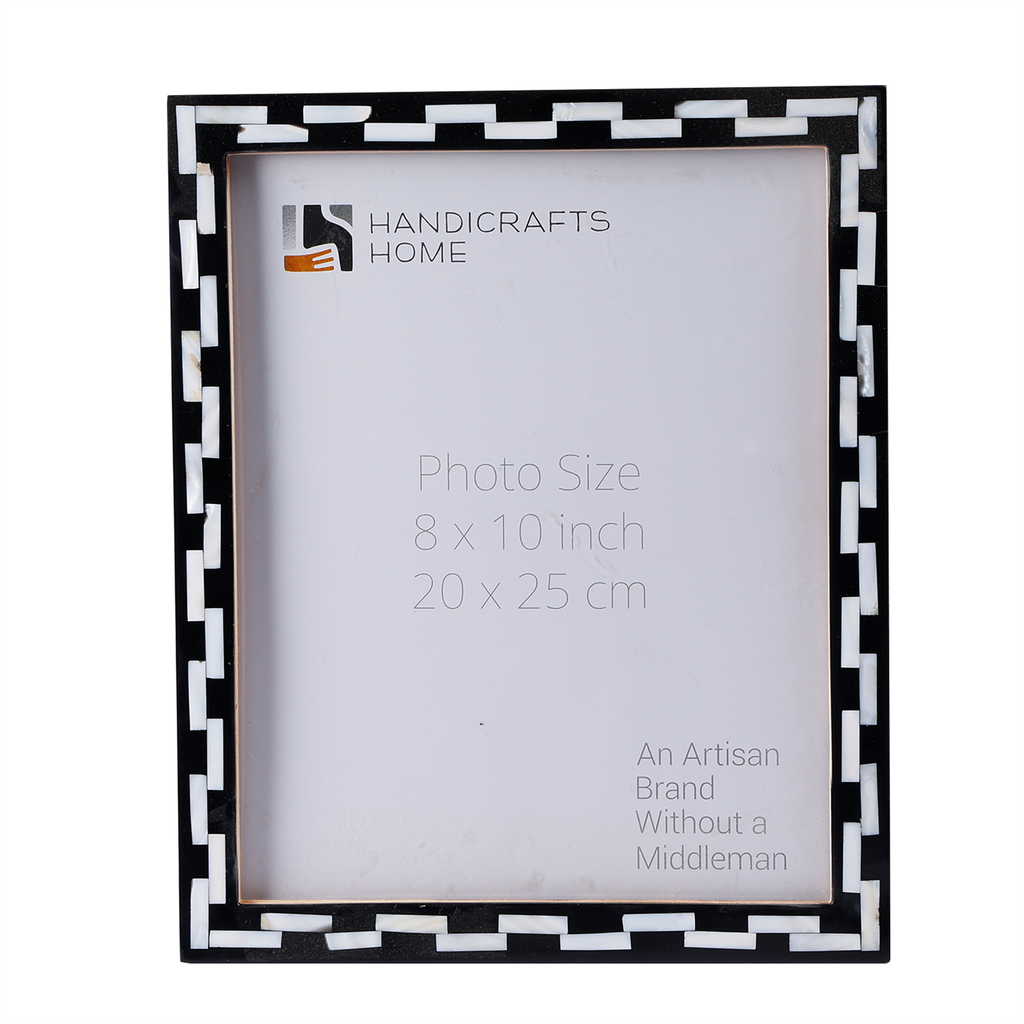 Picture Frames Pearlescent Tiptoe Collection Mother of Pearl & Resin Inlay, 3 Sizes