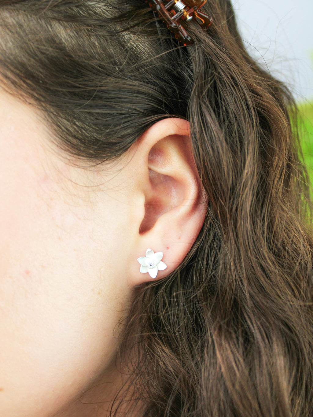 Petite Floral Stud Earrings