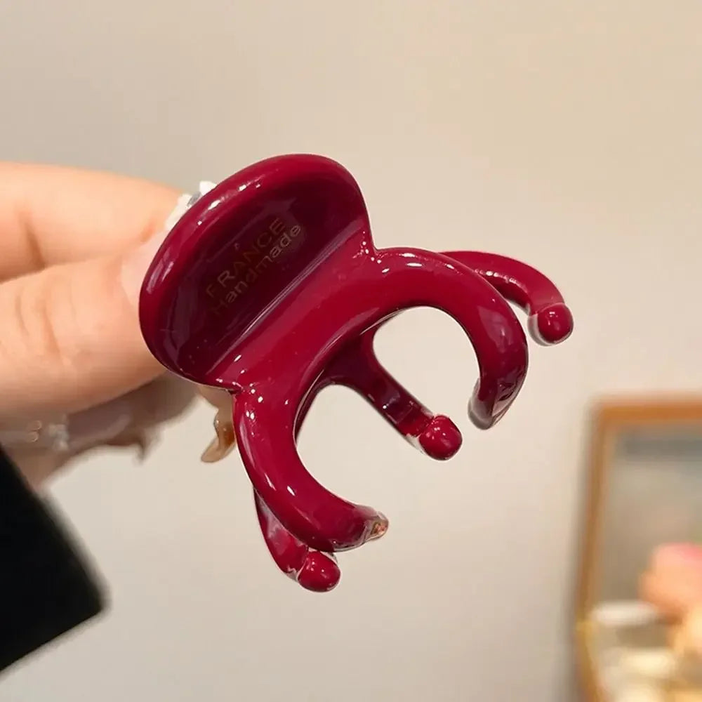 Fashion French Hair Claw Clips Elegant Retro Crab Shark Clip Acetate High Ponytail Holders for Women Girls