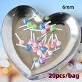 20/50/100Pcs Mixed Cute Lollipop Nail Art Charms 6mm 3D Kawaii Mini Summer Candy Nails Decorations DIY Crafts Manicure Accessory