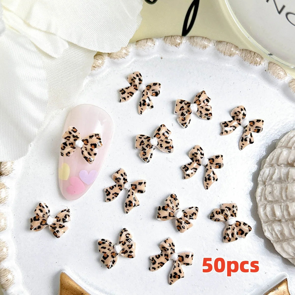 500-600pcs Bow Flower Nail Art Resin Decorations Mix Shapes Nail Charms Press on Manicure Supplies Jewelry Kawaii Accessories *&