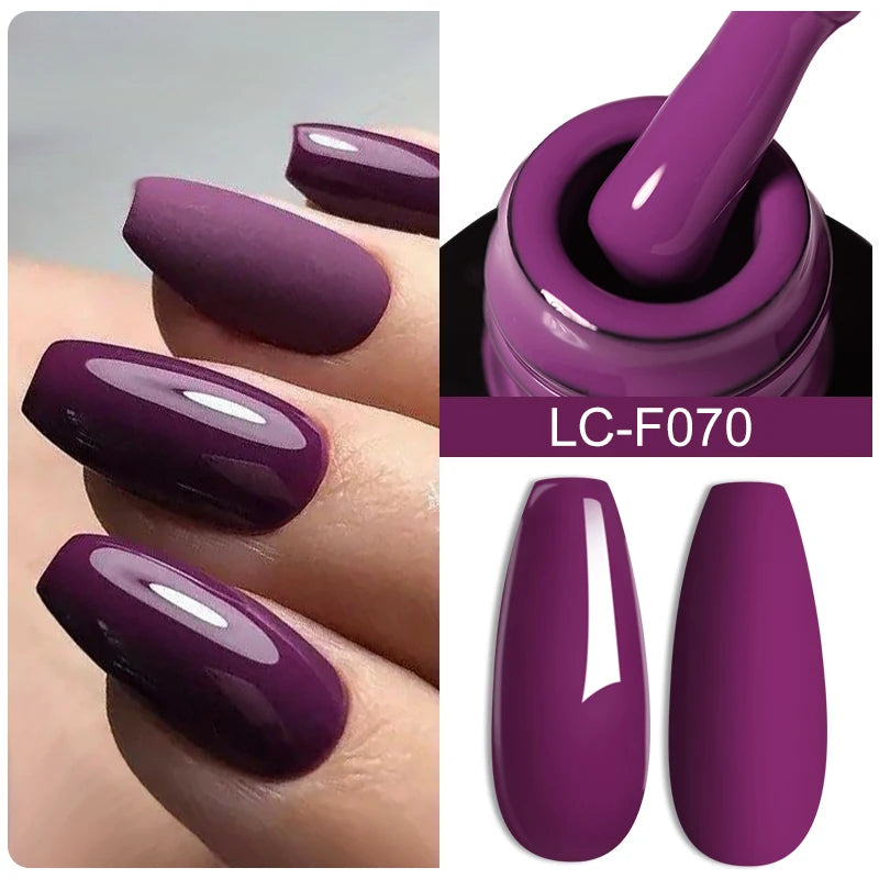 LILYCUTE Milky White Gold Sequins Quick Extension Rubber Base Gel Nail Polish Glitter Extend Construct Hard Gel Nail Art Varnish