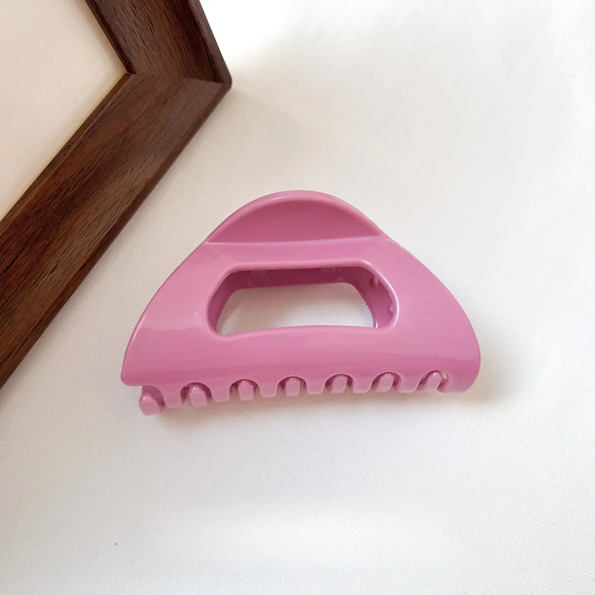 New Soft Silicone Hair Claw Large Geometric Claw Clips Durable Anti-collision Durable Hair Clips for Women Hair Accessories