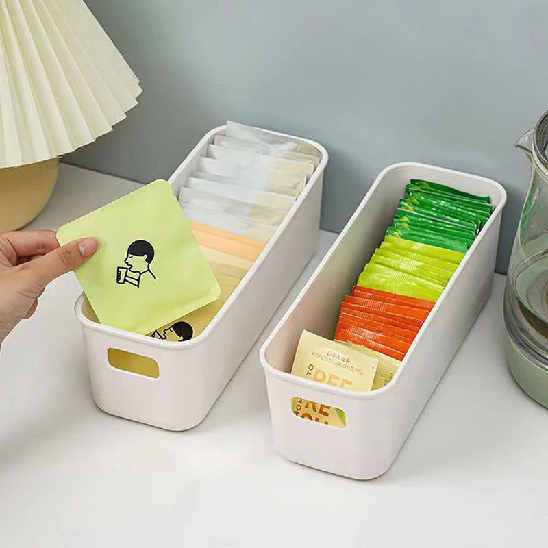 1/3PCS Multifunctional Desktop Storage Box Toiletries Cosmetic Sundries Plastic Storage Organization Box Drawer Organizer