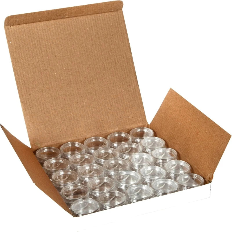 3-20g Transparent Portable Plastic Bottles Travel Cosmetic Container for Travel Makeup Face Cream Storage Small Box Beads Case