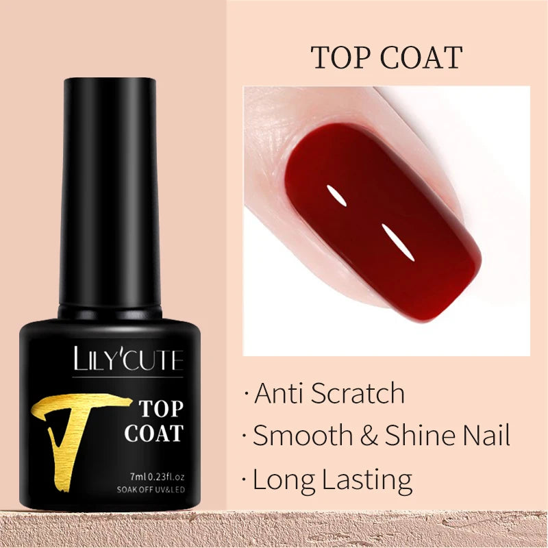 LILYCUTE 7ml Glitter Auroras Gel Nail Polish Summer Gold Colorful Sequins Manicure Semi Permanent Soak Off Nail Art Gel Varnish