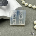 Silicone Mini Photo Frame Shape Nail Mold Nail Stamping Nails DIY Nail Salon Design Stereoscopic Manicure Art Tool