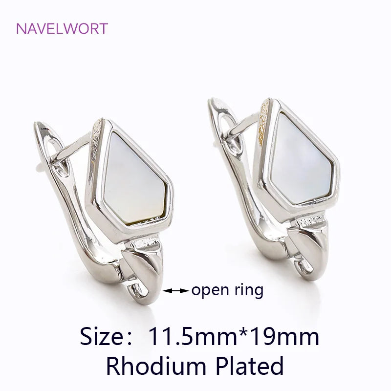 Multi Styles 18K Gold Plated Brass Shvenzy Earring Hooks Ear Wire Fastener,Accessories For Earrings,DIY Jewelry Making Supplies