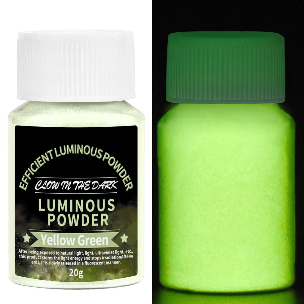 NEW 20g Luminous Powder Resin Pigment DIY Epoxy Resin Mold Nail Art Glitter Powder Glow In The Dark Jewelry Making Supplies