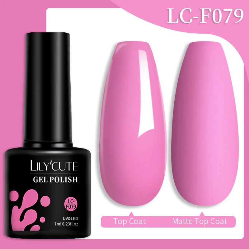 LILYCUTE 7ml Reflective Glitter Nail Gel Polish Effect Sparkling Soak Off Gel Semi Permanent For Manicure Nail Art UV Nail Gel