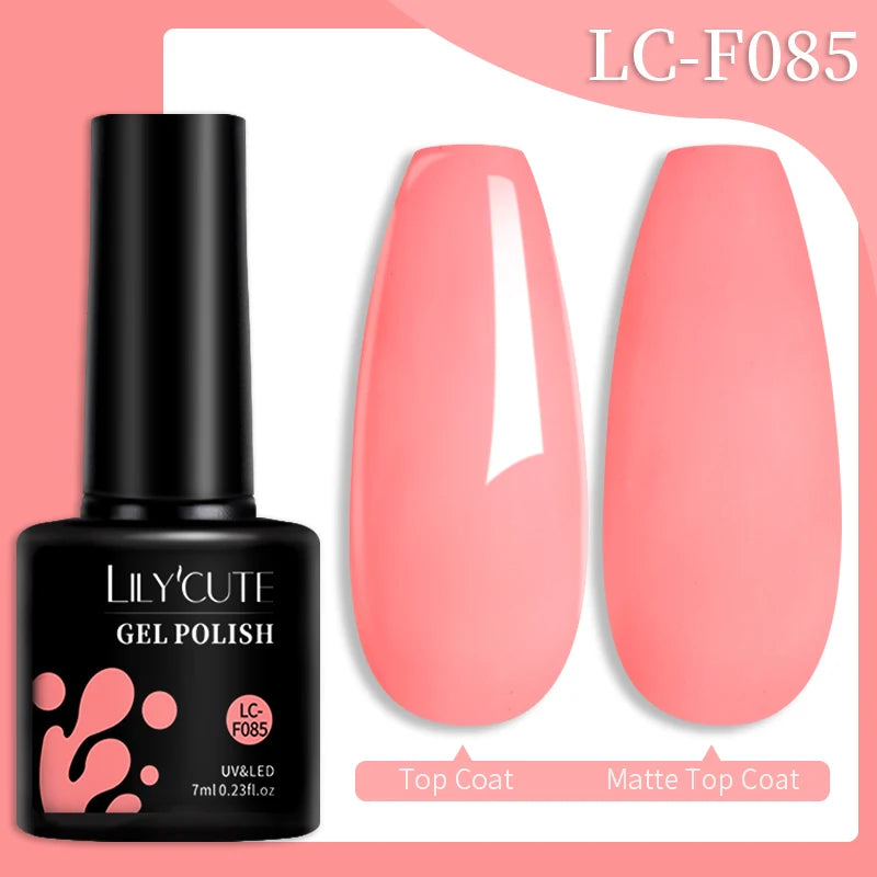 LILYCUTE 7ml Reflective Glitter Nail Gel Polish Effect Sparkling Soak Off Gel Semi Permanent For Manicure Nail Art UV Nail Gel