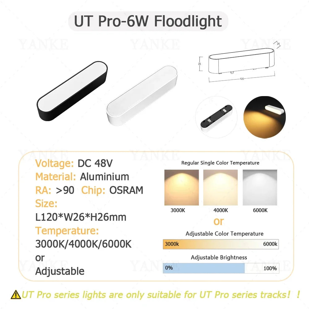 UT-Pro Series Magnetic Track Light LED Rail Lighting Spotlight Lamp Smart Tuya Zigbee Dimmable Ultra Thin Indoor Surface Mounted