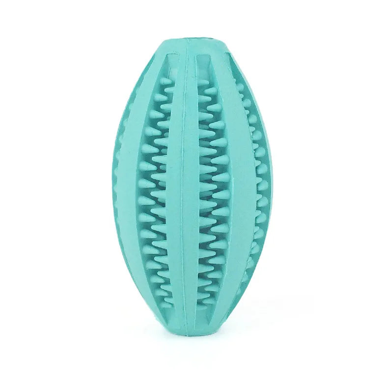 Pet Dog Chew Toys Teeth Cleaning Snack Ball Pet Dog Toy Ball Natural Rubber Super Tough Interactive Bouncy Pet Supplies