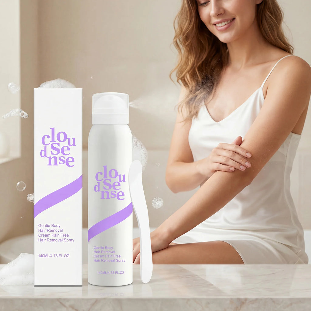 Mild Hair Removal Spray, Painless, Gentle & Refreshing, Full Body Use, Portable & Easy to Operate, Ideal for Summer