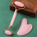 2Pcs Roller for Face Neck Eye Facial Massage Kit Ice Face Roller Gua Sha Board Portable Facial Massage Roller Lifting Contouring
