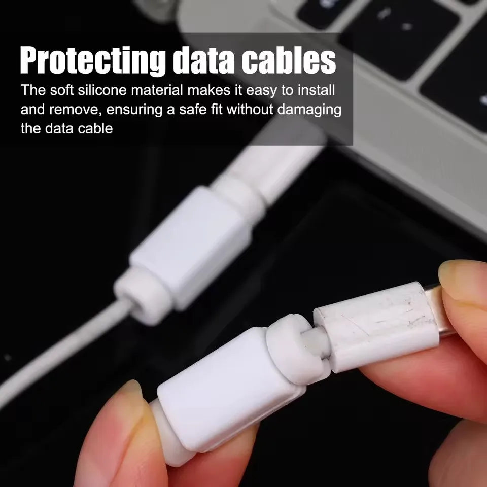 Universal Charger Cable Protector for IPhone IOS/Type C/Micro USB/Android Cable Winder Anti-Breaking Wire Protective Sleeve