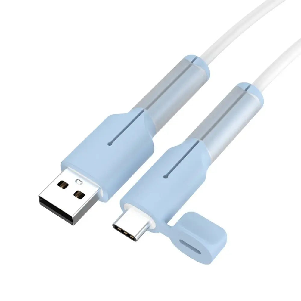 Type C Charger Cable Protector Cord Saver Dustproof Cover Charger Cable Protective Cap Accessories Silicone Silicone Cover