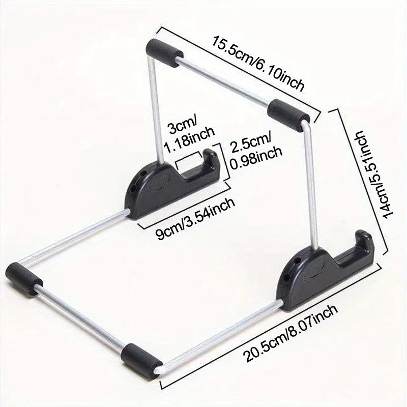 Multi Functional Foldable Tablet Stand - Suitable for Various Devices, Lightweight Laptop Support