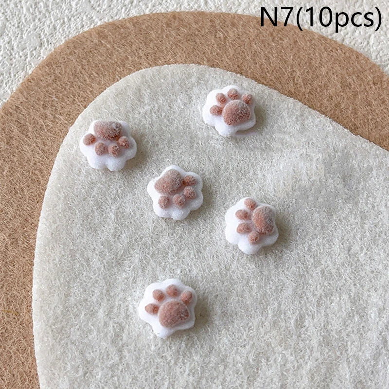 10pcs Nail Art Charms Resin Mini Cherry Strawberry Nail Art Flat Back Stone Figurines Scrapbook DIY Jewelry Decor Crafts