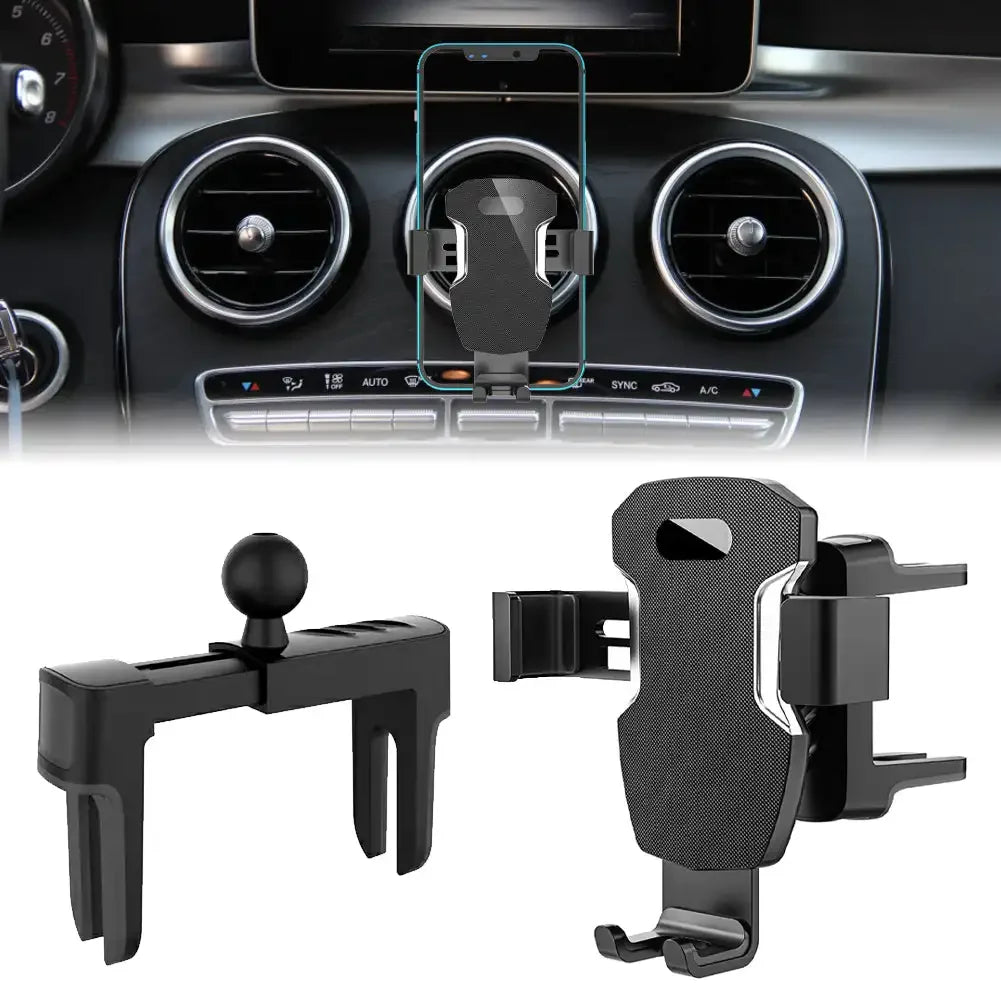 Car Phone Mount Stand  for Round Air Vent GPS Support One-Handed Operation Bracket Circular Air Vent Mount Holder Universal
