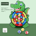 Dart Board for Kids with 3 Sticky Balls Indoor Outdoor Sport Party Games Cartoon Animal Dart Board Toys Christmas Gift