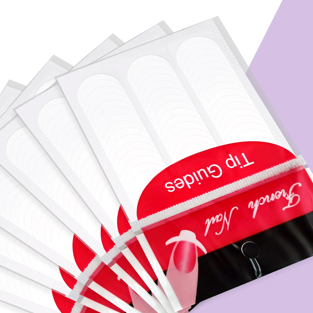 French Tip Manicure Stickers 10/50/100PCS Nail Art Guide Strips French Line Self-Adhesive DIY Nail Decals Fringe Designs