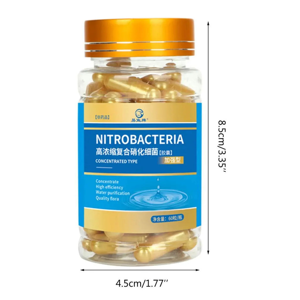 Aquarium Nitrifying Nitrobacteria Powder Biofilter Starter Powder for Freshwater Aquariums Effectively Remove Fish Waste