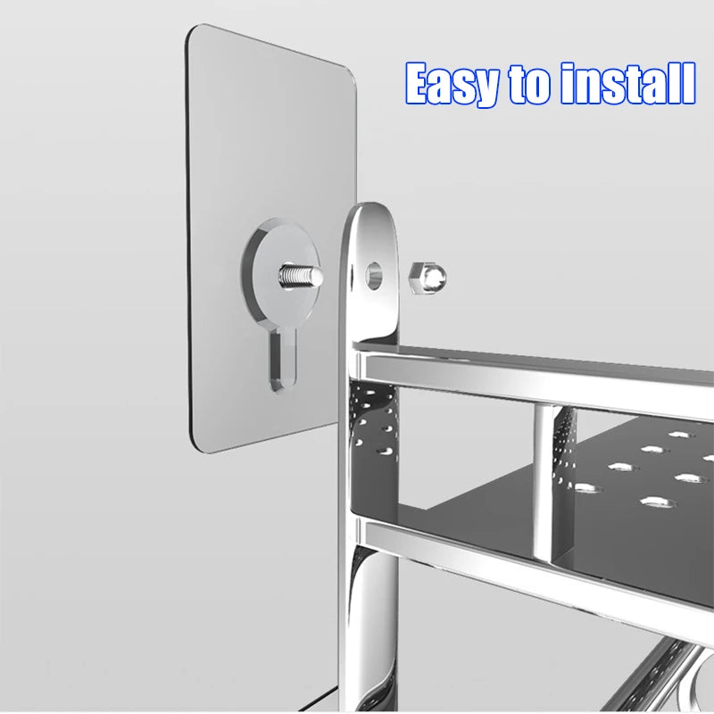 10Pcs Shelf Adhesive Wall Hooks Clear Closet Cabinet Shelf Pegs Wall Hangers Kitchen Bathroom Screw Hook Hanger