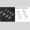 8 Sizes Silicone Invisible Clear Ring Sizer Anti-Loss Proof Invisible Ring Holder Retainer Shrinker for Large Rings