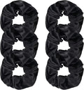 Satin Scrunchies Elastic Hair Bands For Frizz Prevention Satin Velvet Hair Ties Satin Hair Scrunchies Ponytail Holders