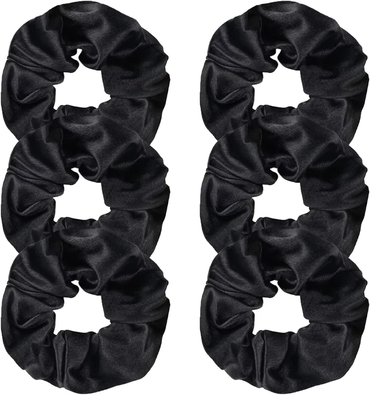 Satin Scrunchies Elastic Hair Bands For Frizz Prevention Satin Velvet Hair Ties Satin Hair Scrunchies Ponytail Holders