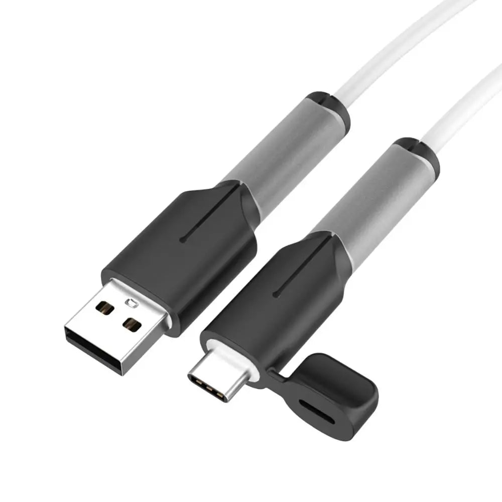 Type C Charger Cable Protector Cord Saver Dustproof Cover Charger Cable Protective Cap Accessories Silicone Silicone Cover