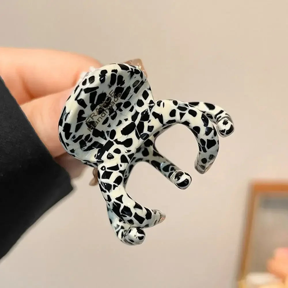 Fashion French Hair Claw Clips Elegant Retro Crab Shark Clip Acetate High Ponytail Holders for Women Girls