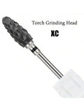 1or5pcs Black Ceramic Nail Drill Bits 3/32'' Safe & Professional Nail Cleaning Polishing Head For Callus & Dead Skin Removal