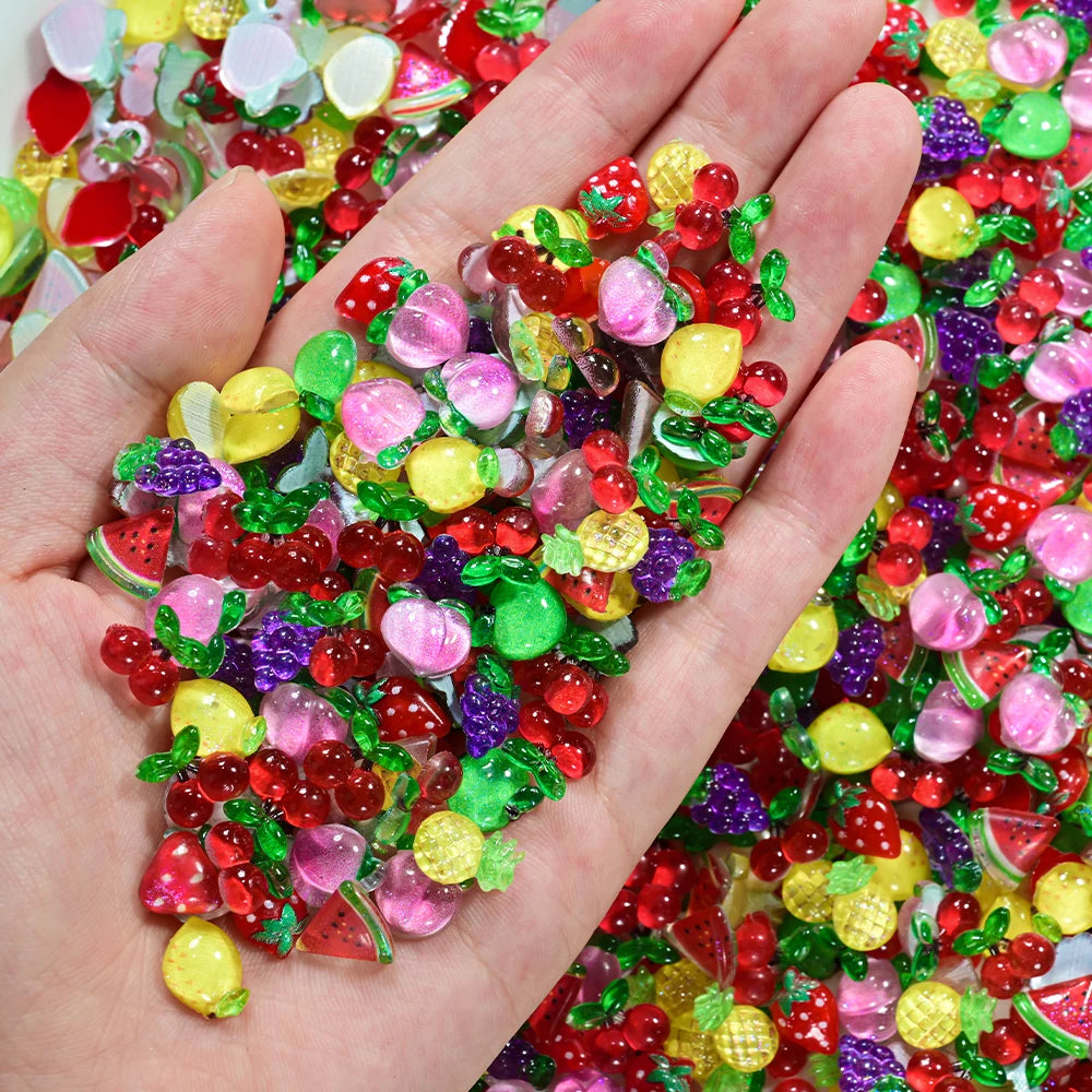 50Pcs 3D Yellow Lemon Nail Art Charms FlatBack Summer Fruits Nail Art Decorations DIY Crafts Phone Case Hailpin Nails Supplies *