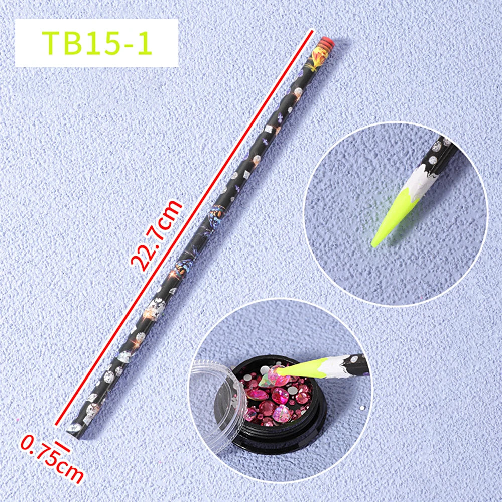 12Grids Colorful Mixed Glitter Nail Rhinestones Sparkly 2mm Mini Acrylic Flatback Diamonds Pink/Clear/Green Gems Manicure Parts