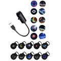 【AN】【NH】LED Galaxy Projection Light 1 Light+10 Pictures Change, LED Galaxy Projector, Starry Sky Lighting Night Light