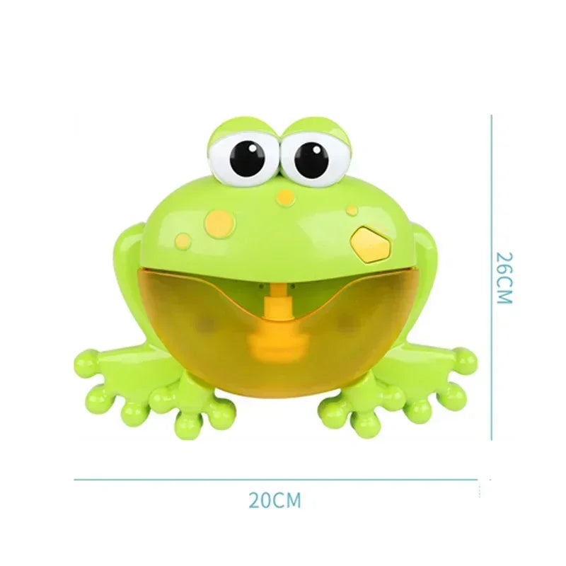 New Baby Bath Bubble Machine Crabs Frog Music Kids Bath Toy Bathtub Soap Automatic Bubble Maker Baby Bathroom Toy for Children