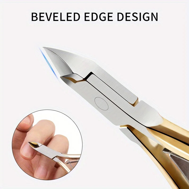 Stainless Steel Dead Skin Scissors Set Stainless Steel Cuticle Clippers Nail Cuticle Pusher Set Removal Nail Removal Nail Gel
