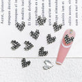 10pcs Gothic Punk Style Nail Art Charms Antique Silver Alloy  Jesus Catholic Cross Accessories Devil Angel Nail Decorations