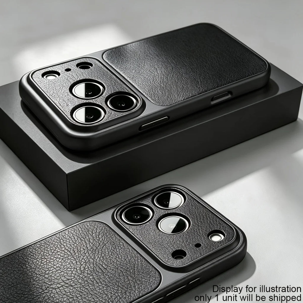 Luxury Retro Artificial Leather Matte Phone Case for IPhone 18 17 16 15 14 13 12 11 Pro Max 16 Plus Shockproof Protection Cover
