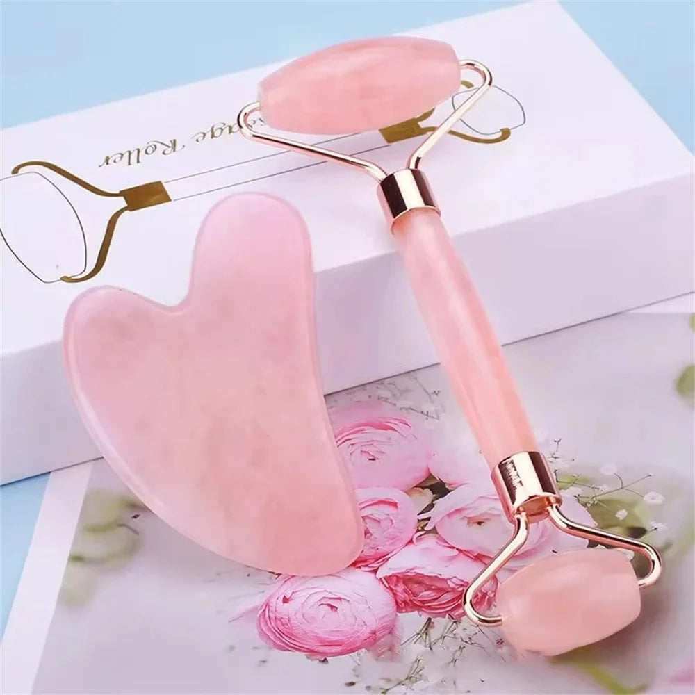Resin Facial Massage Roller Scraping Board For Face Eye Relax Muscle Anti-Aging Natural Skin Care Beauty Massager Skincare Tools