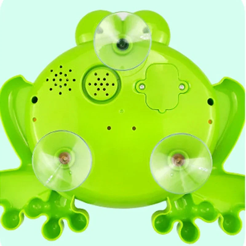 Baby Bath Toys Bubble Machine Crabs Frog Music Kids Bath Toys Bathtub Soap Automatic Bubble Maker Baby Bathroom Toy for Children