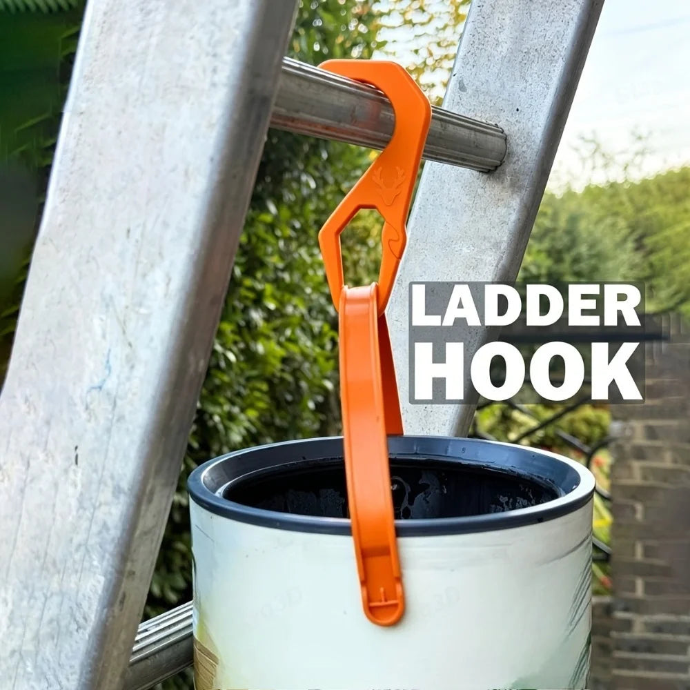 Household Staircase Hook, Installed on the Ladder, Makes It Convenient for You to Repair the Walls and Roof of Your House.