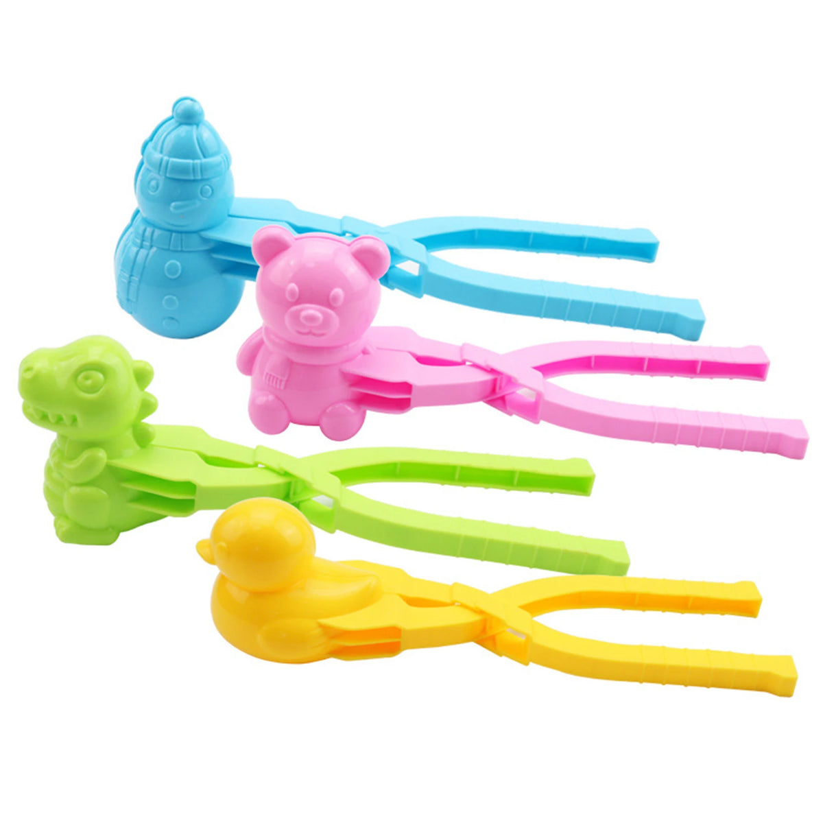1/4pcs Snowball Clip Cute Duck Snowball Maker Clip Children Outdoor Winter Snow Sand Mold Outdoor Snowball Fight Fun Sports Toy