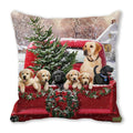 Merry Christmas Decorations for Home Xmas Cushion Cover Christmas Ornament Pillowcase Natal Navidad 2022 New Year Gifts 45x45cm